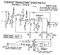 Fender Princeton-5F2A - Schematic